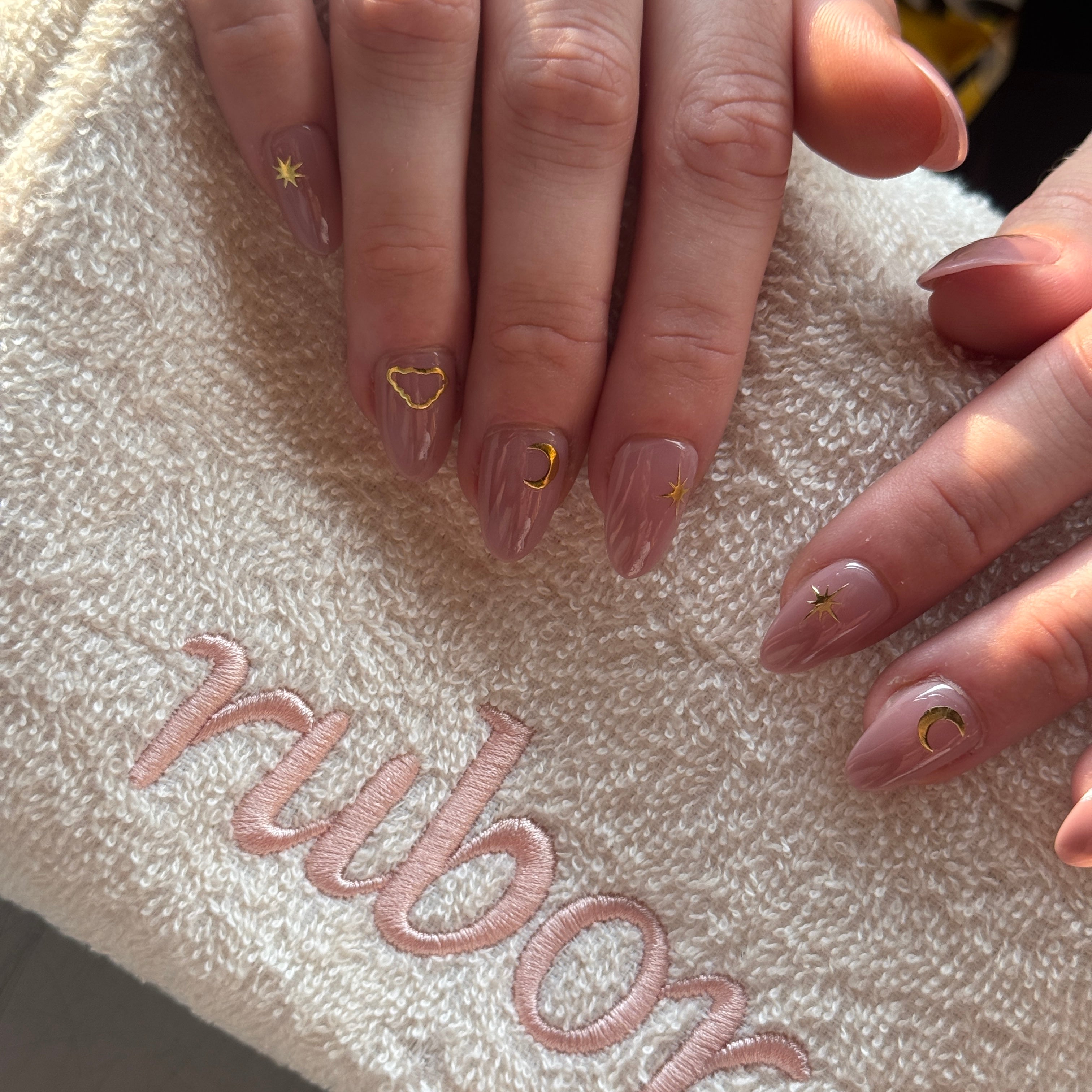 Nail-art sticker moonlight
