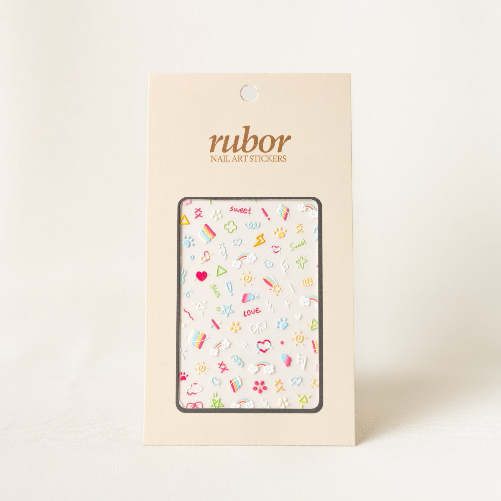 Nail-art sticker summer vibe